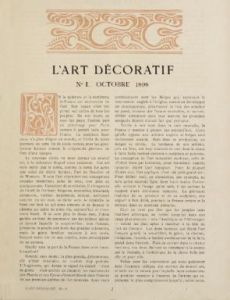 L'art décoratif, n. 1 (oct. 1898)