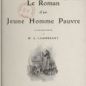 Octave Feuillet, Le Roman d’un jeune homme pauvre (1858)