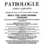 Patrologiae cursus completus, vol. 1 (1844)