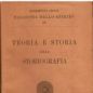 B. Croce, Teoria e storia della storiografia (1917)