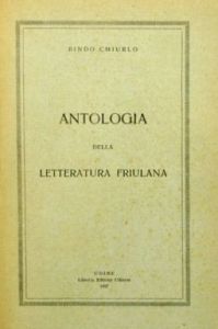 Chiurlo, Antologia della letteratura friulana (1927)