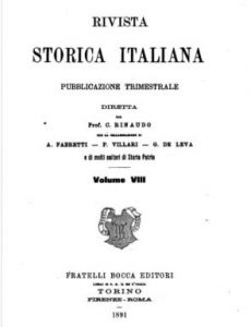 Rivista storica italiana