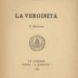 Enrico Corradini, La verginità (1898)