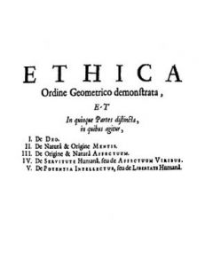 Spinoza, Ethica (1677)