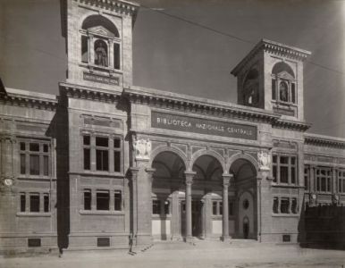 Biblioteca nazionale centrale di Firenze - facciata (1935)