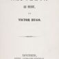 Hugo, Napoléon le petit (1852)