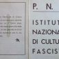 Una tessera dell'Istituto nazionale di cultura fascista