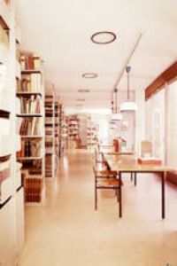 Biblioteca Hertziana - Sala di lettura (anni Novanta)