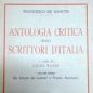 De Sanctis, Antologia critica sugli scrittori d'Italia