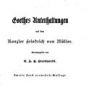 Johann Wolfgang von Goethe, Goethes Unterhaltungen mit dem Kanzler Friedrich von Müller (1898)