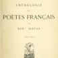 Anthologie des poètes français du XIXème siecle (1887)