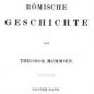 Mommsen, Römische Geschichte (1854)