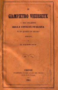 Tommaseo, Di Giampietro Vieusseux... (1863)