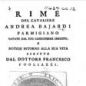 Baiardi, Rime (1759)