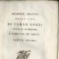 Gozzi, Memorie inutili (1797)