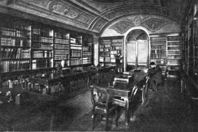 Biblioteca Marciana - sala manoscritti (1906)