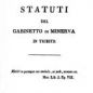 Statuti del Gabinetto di Minerva (1810)
