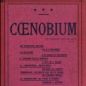 Il primo fascicolo di «Coenobium» (novembre 1906)