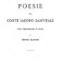 Sanvitale, Poesie (1875)