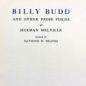 Melville, Billy Budd (1924)