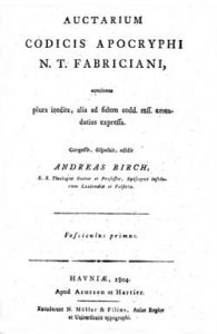 Birch, Auctarium (1804)