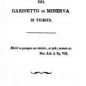 Statuti del Gabinetto di Minerva (1810)