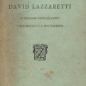 Barzellotti, David Lazzaretti (1885)