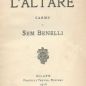 Benelli, L'altare (1916)