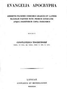 Evangelia apocrypha (1853)
