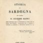 Manno, Storia di Sardegna (1825)