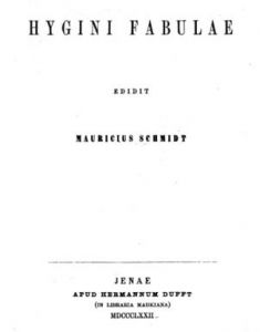 Hyginus, Fabulae (1872)