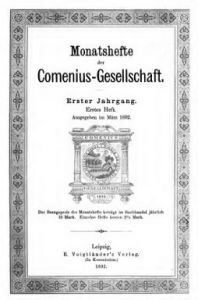 Monatshefte der Comenius-Gesellschaft (1892)