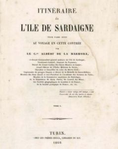 Della Marmora, Itinéraire (1860)