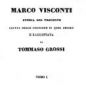 Grossi, Marco Visconti (1834)