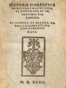Machiavelli, Historie fiorentine (1532)