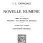 Caragiale, Novelle rumene (1914)