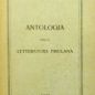 Chiurlo, Antologia della letteratura friulana (1927)