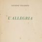 Ungaretti, L'allegria (1936)