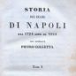 Colletta, Storia del reame di Napoli (1834)