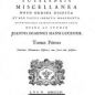 Baluze, Miscellanea (1761)