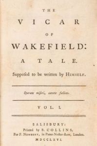 Goldsmith, The vicar of Wakefield (1766)