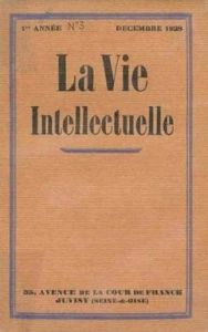 La vie intellectuelle (1928)