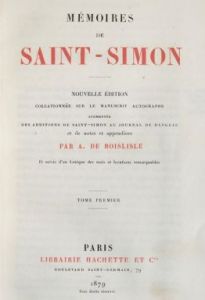 Saint-Simon, Mémoires