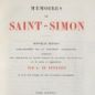 Saint-Simon, Mémoires